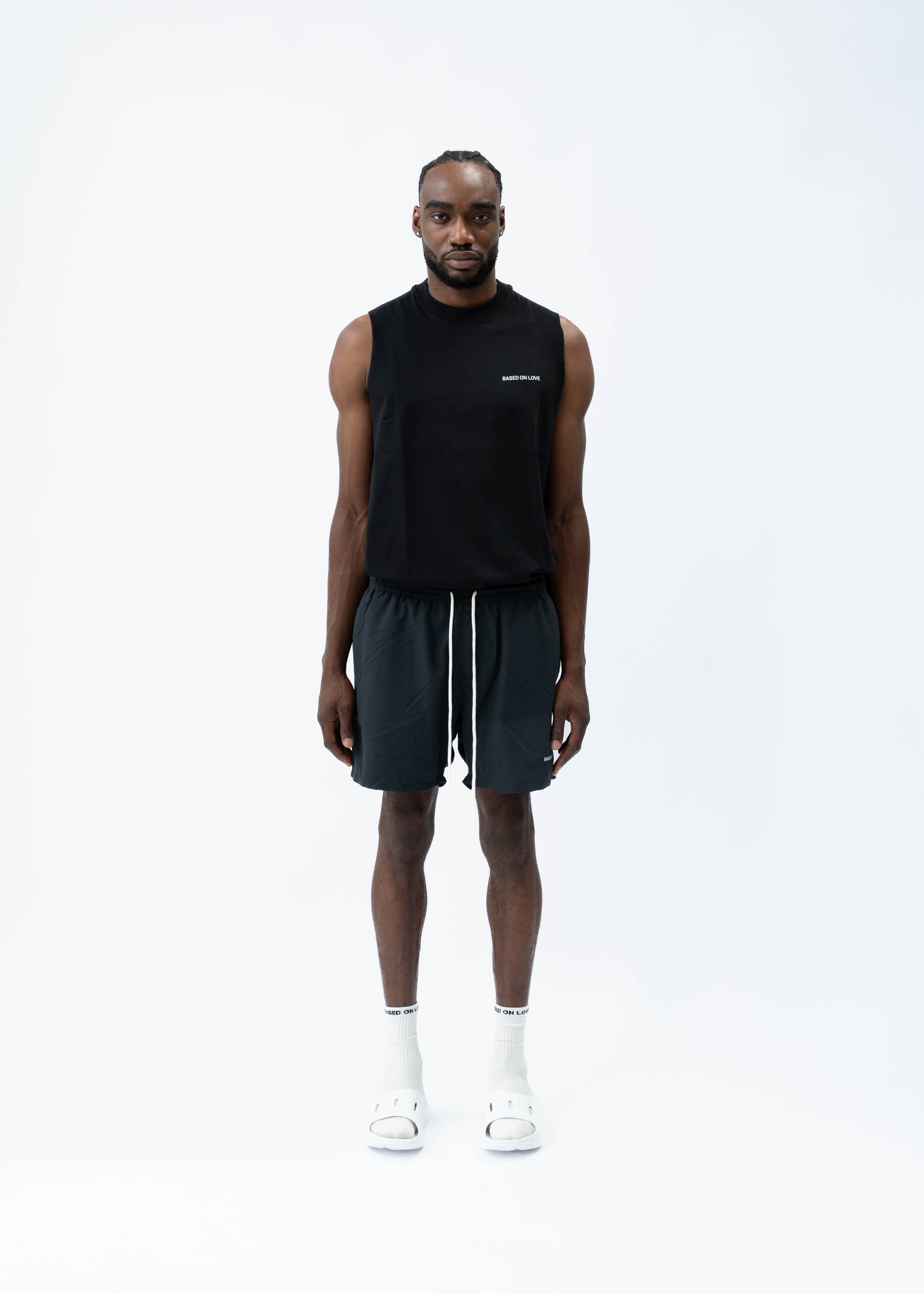 LOGO SWIM SHORTS