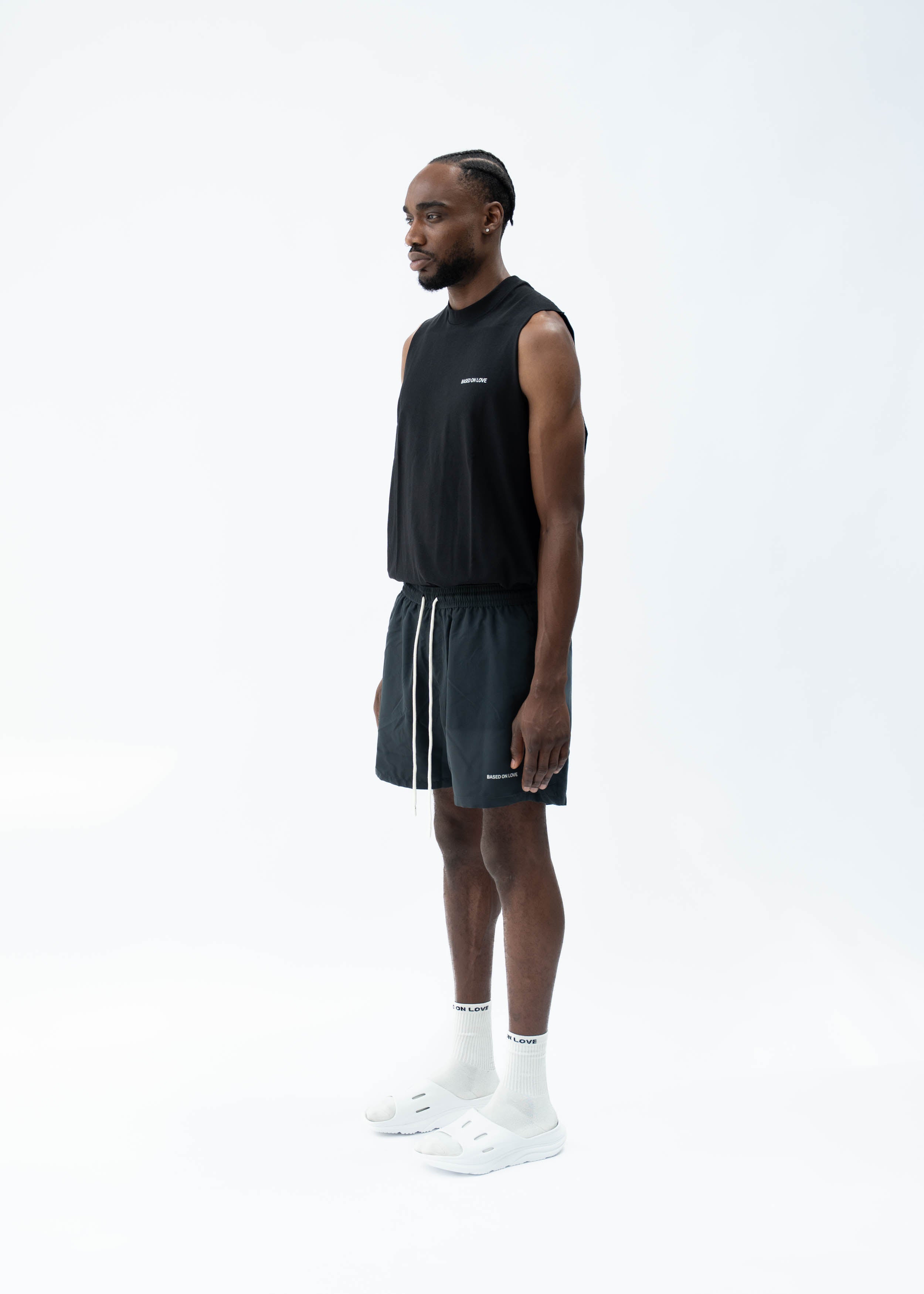LOGO SWIM SHORTS