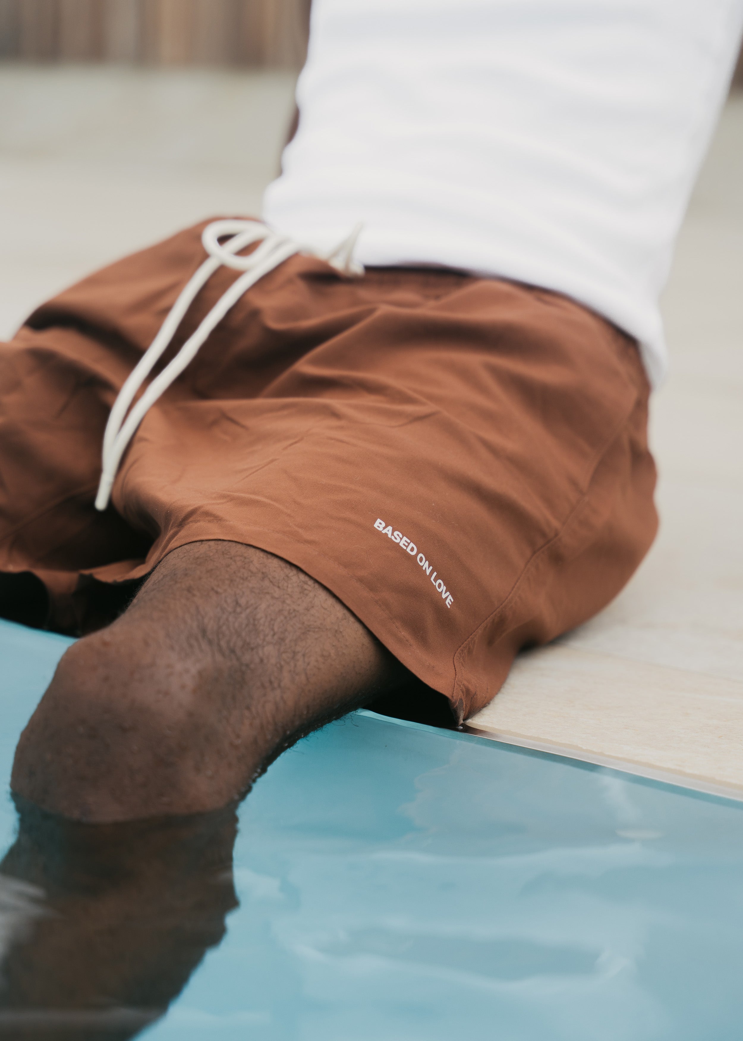 LOGO SWIM SHORTS