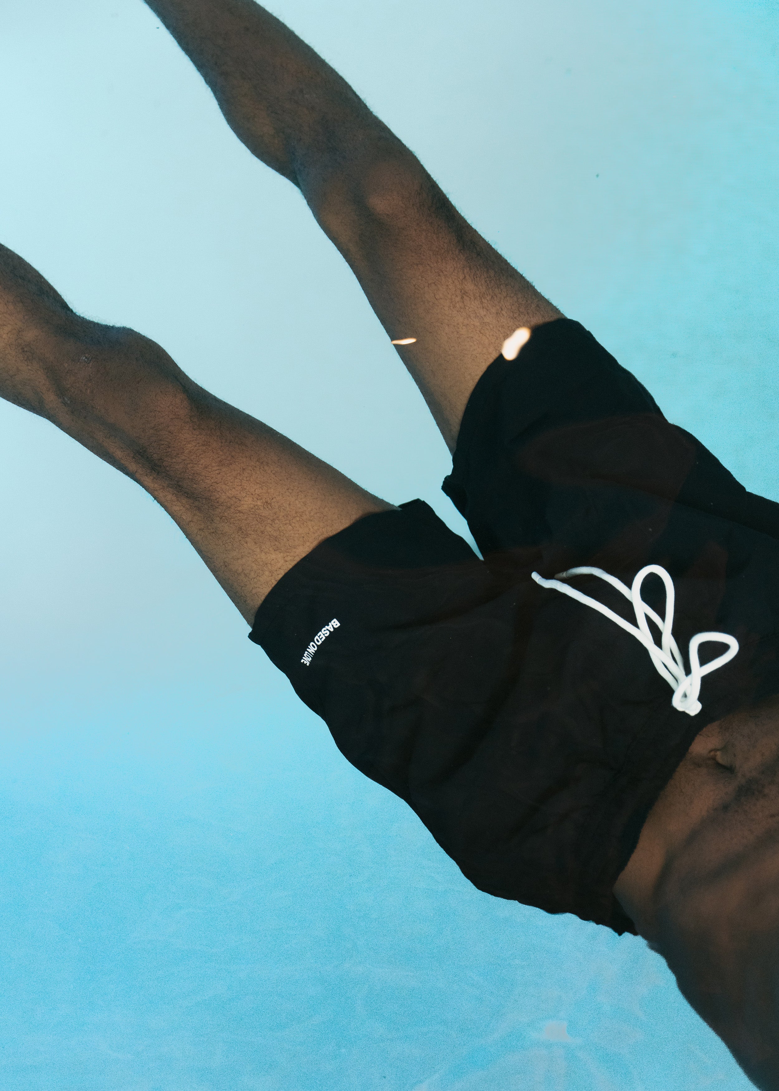 LOGO SWIM SHORTS