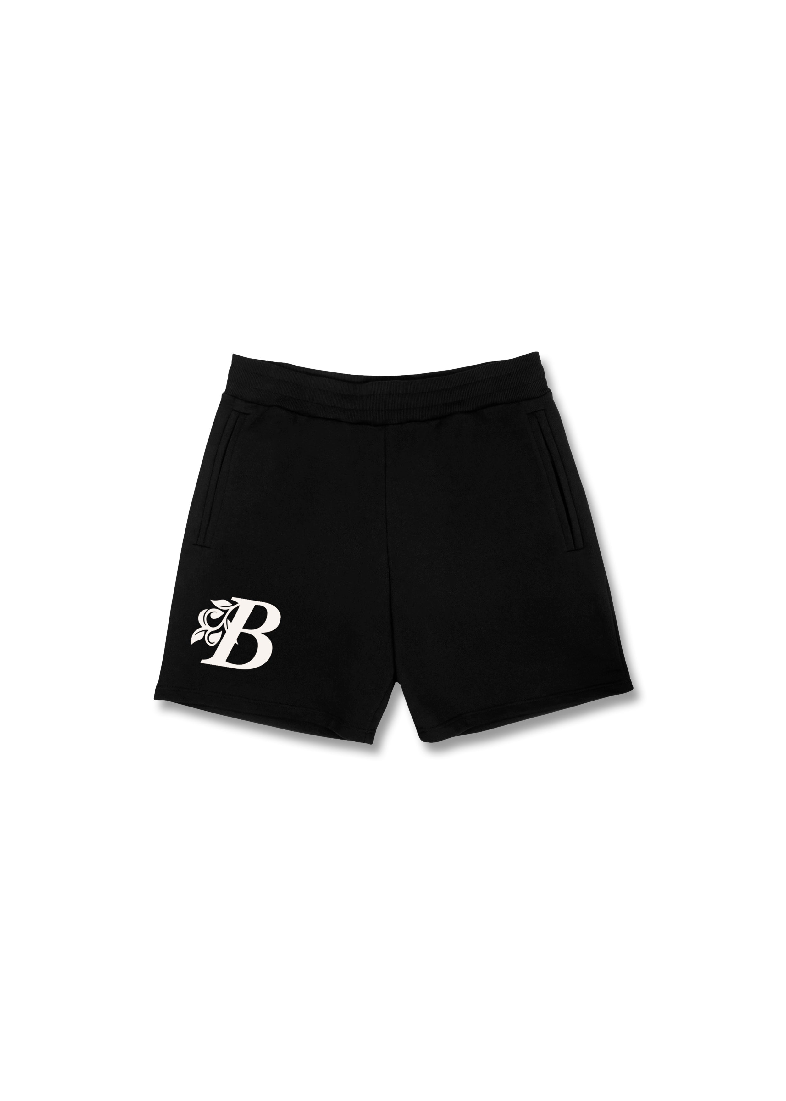 B LOGO SHORTS