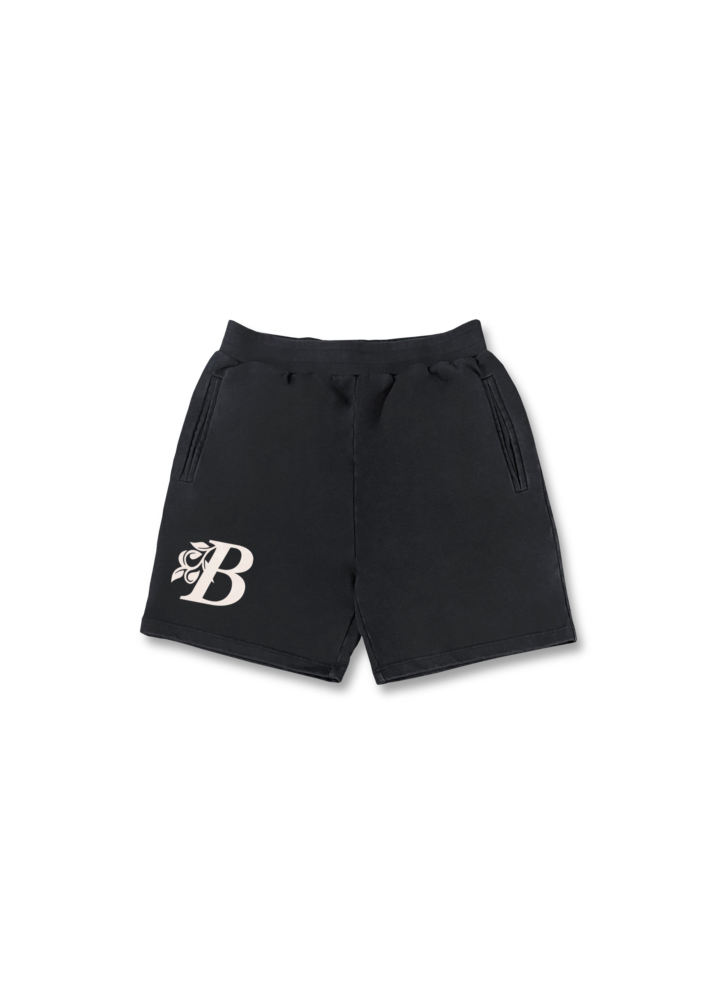 B LOGO SHORTS