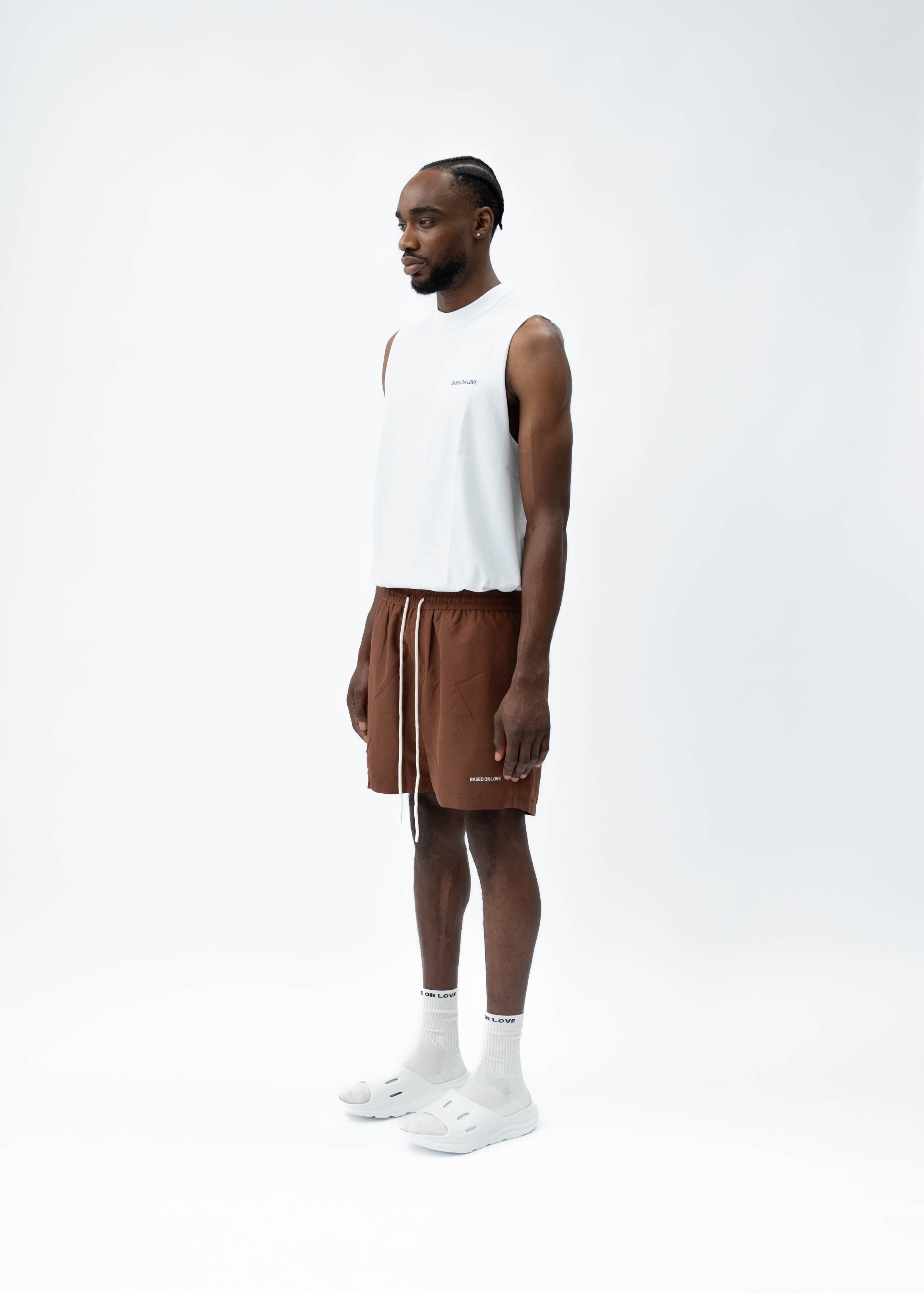 LOGO SWIM SHORTS